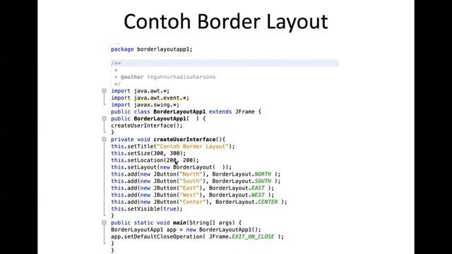 Layout Manager Pada Java смотреть онлайн