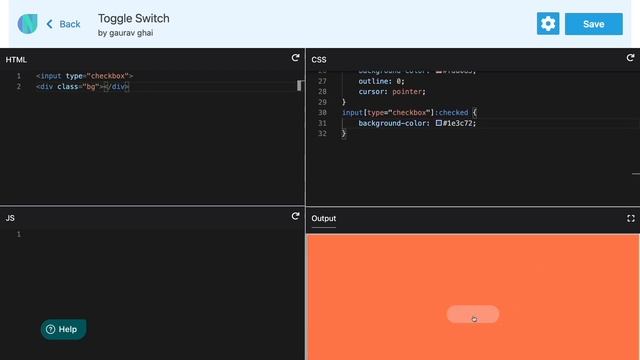 Toggle Switch Animation Using HTML/CSS | Micro Interaction with Source Code | Newton School смотреть онлайн