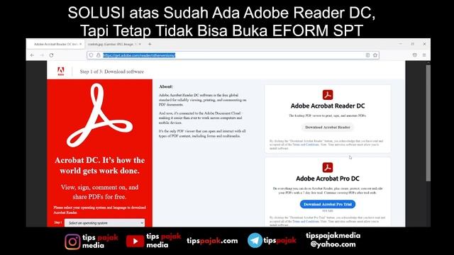 Solusi Gagal Buka Eform PDF SPT Meskipun Sudah Ada Adobe Reader DC смотреть онлайн