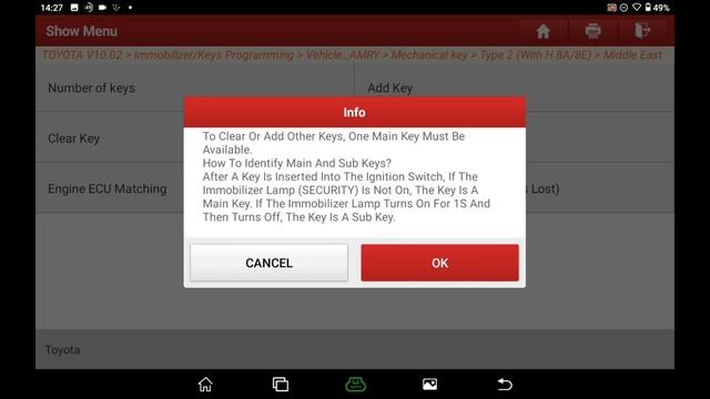 Toyota Key Adding by Launch Tools смотреть онлайн