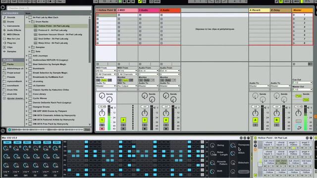 HOW TO #7 : Navigate into Ableton Drum Racks uing the Transpose functions // M4L Instant Drummer смотреть онлайн