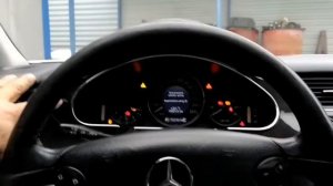 Как активировать функцию контроля давления в шинах на Mercedes W211 и W219