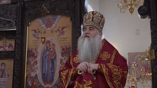 Божественная литургия в храме в честь иконы Божией Матери «Всех скорбящих Радость» г. Саратова смотреть онлайн