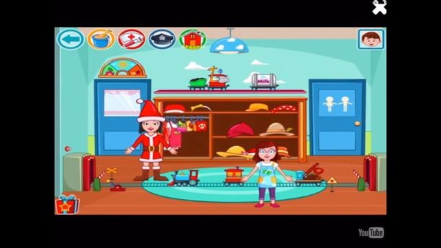 My Town : Cinema Part 1 - iPad app demo for kids - Ellie смотреть онлайн