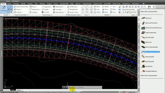 Tutoriales RG - AutoCAD Civil 3D 2014 - 44 - EXTRACCIÓN PUNTOS REPLANTEO DE CORRIDOR смотреть онлайн