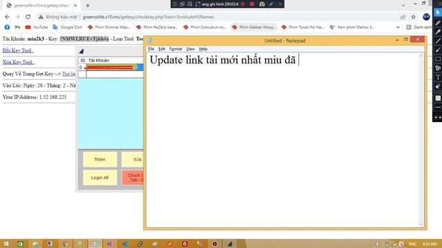 Hướng Dẫn Get Key - Kiểm Tra Key Đã Get - Sử Dụng Tool Free Của Miu || Miu2k3 смотреть онлайн