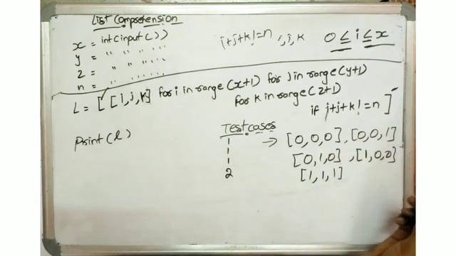 competitive coding using list comprehension, split,map functions смотреть онлайн