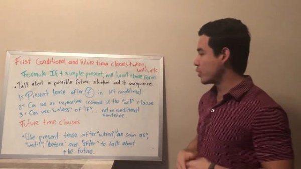 First conditional and future time clauses👨🏻🏫