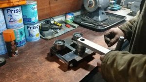 Не большой профилегиб, трубогиб, шиногиб, своими руками (насадка на тиски)