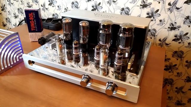 Ламповый усилитель 5881A, на 6L6GC , но TUNG-SOL KT66 лучше! смотреть онлайн