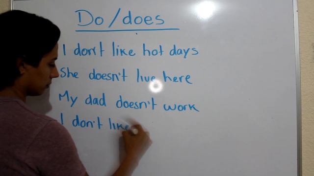 Los 3 usos de DO / DOES /DON'T / DOESN'T / Ejemplos. смотреть онлайн