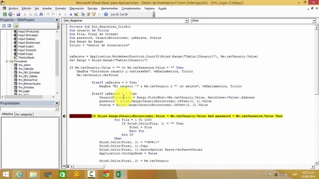 Gestor de Inventarios Parte 11 | Acceso MultiUsuario y Contraseña | VBA Excel 2013 #34 смотреть онлайн