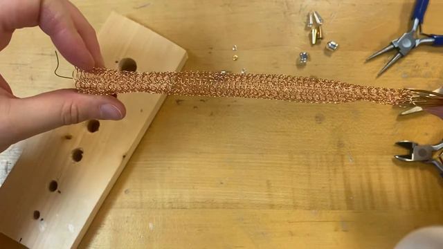 Viking Knit Part 2: Finishing The Weaving And Using The Draw Plate