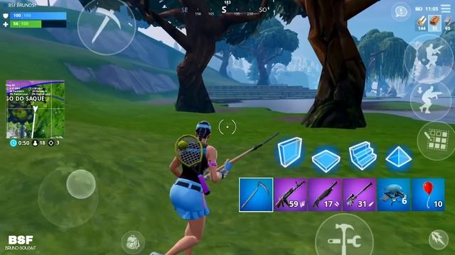 FORTNITE MOBILE ANDROID OFICIAL, VOLTEI EXTERMINANDO BATATAS смотреть онлайн
