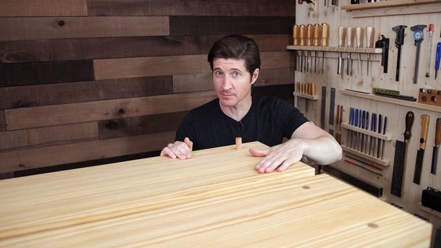 Workbench Tour - Simplified Split Top Roubo Workbench (Yellow Pine)