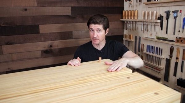 Workbench Tour - Simplified Split Top Roubo Workbench (Yellow Pine)