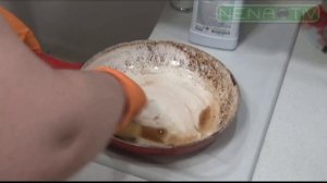 Чистим сковороду с керамическим покрытием. Неудачная попытка