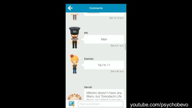 Horrible Miitomo Comments - Part 1 смотреть онлайн