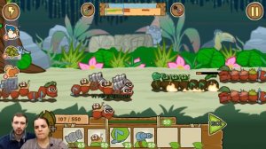 БолтушкА и ПРоХоДиМеЦ Встретили реально серьезных ГУСЕНИЦ! #200 - игра Боегусени