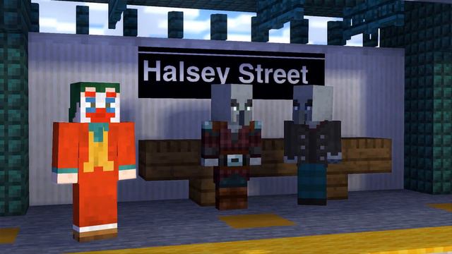Minecraft NYC J, Z Train Subway Halsey St Animation смотреть онлайн