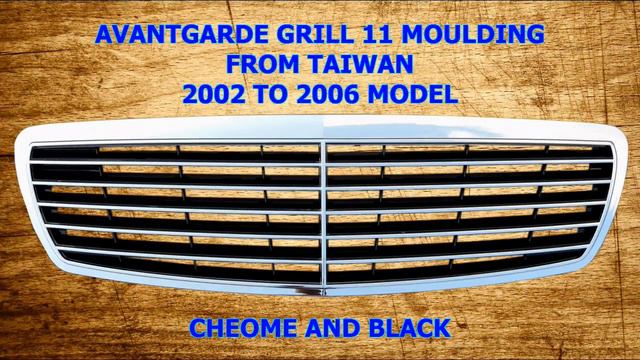 E-CLASS W211 GRILL AVANTGARDE ELEGANCE CLASSIC CL GRILL WITH STAR смотреть онлайн