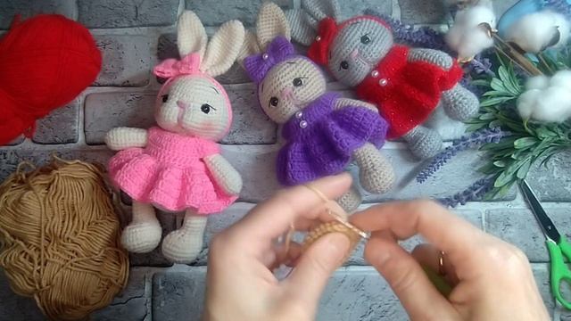 Мастер-класс на Зайку Бусинку!!! Часть - 1. #вязаныеигрушки #вяжуназаказ #подарки смотреть онлайн