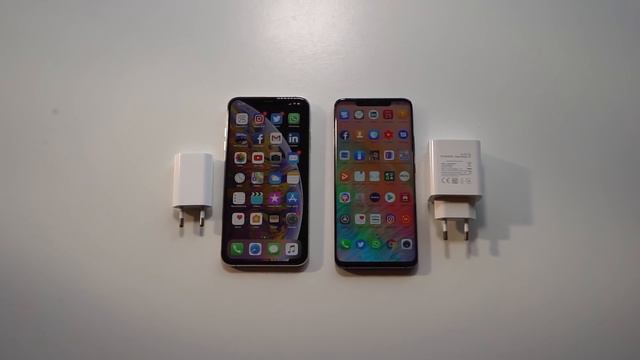 Huawei Mate 20 Pro vs iPhone XS Max | review comparativa en español смотреть онлайн