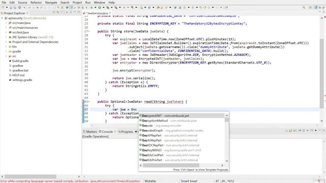 7 JWT Sample Code 3 (p157) смотреть онлайн