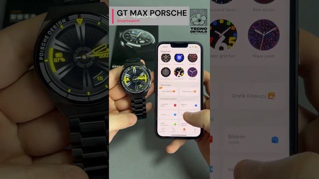 SMART WATCH GT3 MAX PORSCHE + 3 Correas ( Silicona, Cuero, Acero ) ‐ Presentación Del Producto.