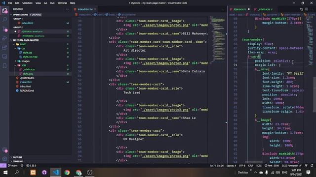 Responsive My Team Page - DevChallenges.io - Sass - Part 2 смотреть онлайн
