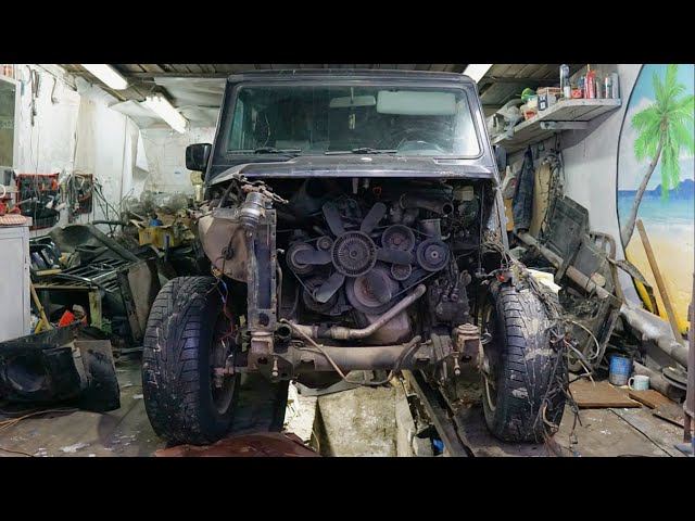 Лютейший колхоз. Гелентваген с запчастями от Porsche и УАЗ. смотреть онлайн