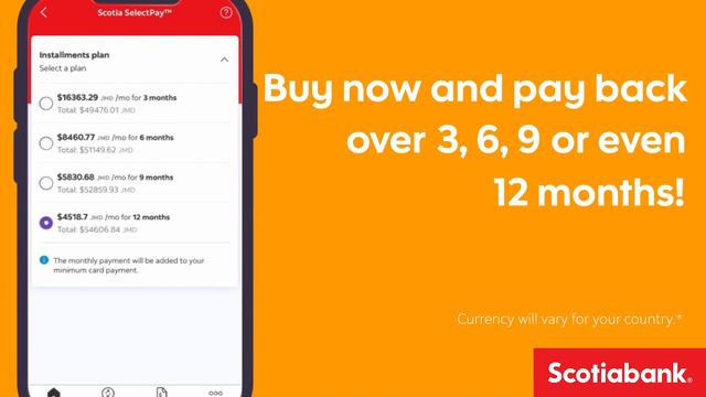 Scotia SelectPay: Credit Card Installments Feature (Bahamas) смотреть онлайн