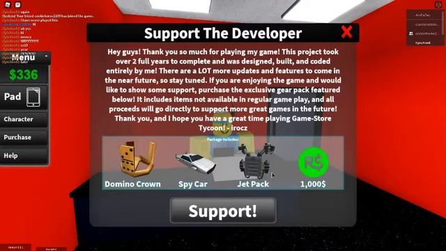 Roblox Game Store Tycoon! смотреть онлайн