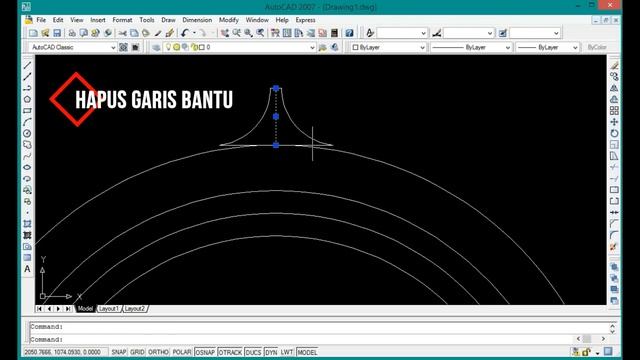 Tutorial AutoCAD 2007 - GEAR 2D [JAC Art Code] смотреть онлайн