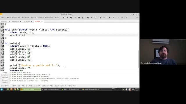 Clase de Consulta - Estructura de Datos - Semana 10 - 13/10/20 - Taller de Programación I UNdeC смотреть онлайн