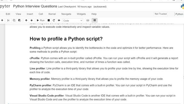 How To Profile a Python Script смотреть онлайн