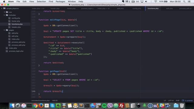php mysql simple cms content management system tutorial - 11 Create Edit page Functionality B смотреть онлайн