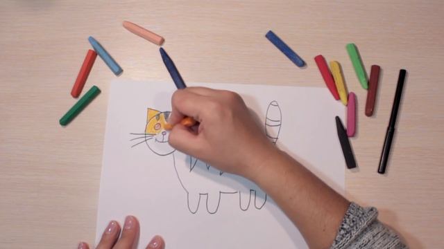 Как нарисовать кота? смотреть онлайн