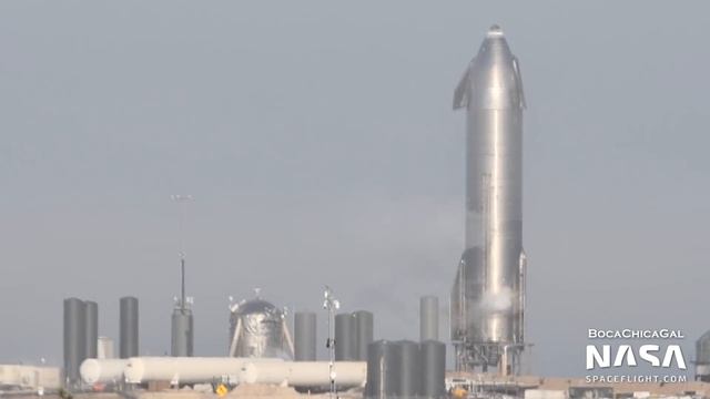 Starship SN10 Static Fires for the Second Time смотреть онлайн