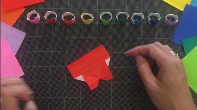 Paper Rings | Origami Heart Ring Tutorial | How to make a Paper Heart Ring | Easy Origami смотреть онлайн
