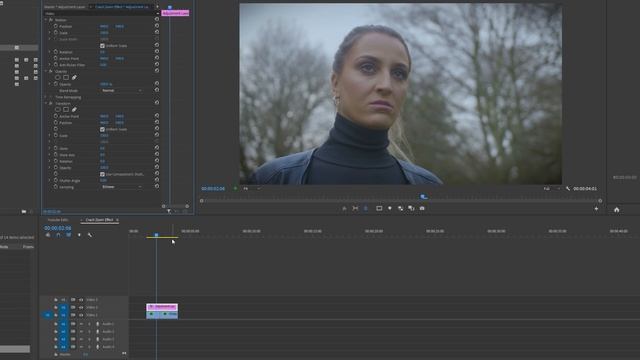 How To Do The Tarantino Crash Zoom Effect Inside Premiere Pro смотреть онлайн