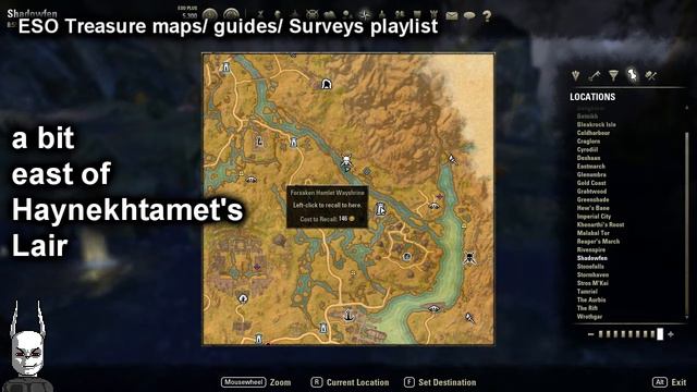 Shadowfen Treasure Map 2 [Elder Scrolls Online ESO] смотреть онлайн