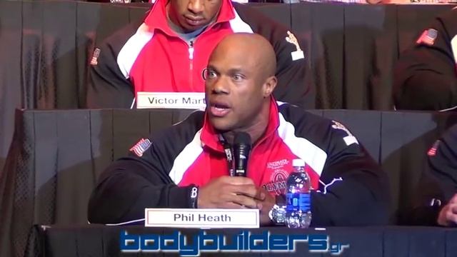 The Kai Greene & Phil Heath Fight At The 2014 Mr. Olympia Press Conference смотреть онлайн