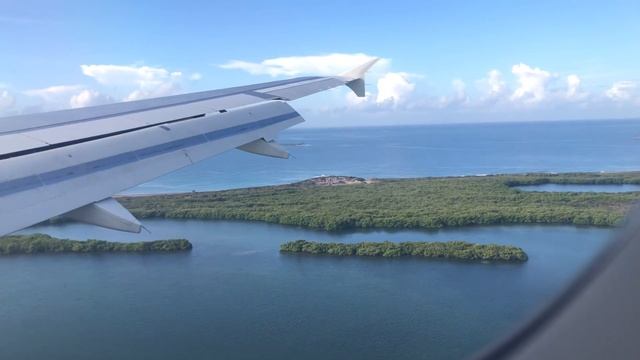 Landing at the Norman Manley International Airport(KIN) Kingston Jamaica смотреть онлайн