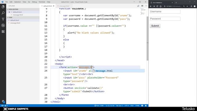#26 Form Validations in JavaScript смотреть онлайн
