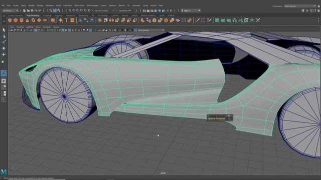 3D Car Modeling Tutorial - Ford GT pt.5 смотреть онлайн