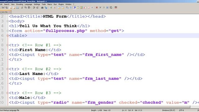 9. PHP - HTML формы смотреть онлайн
