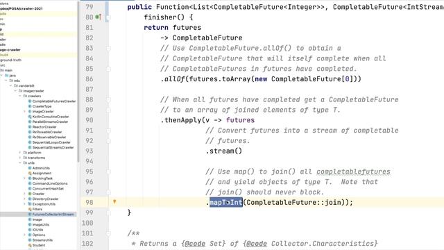 Walkthrough of the FuturesCollectorIntStream Class смотреть онлайн