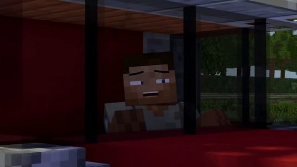 Minecraft Amtrak Train Truck Collision Animation