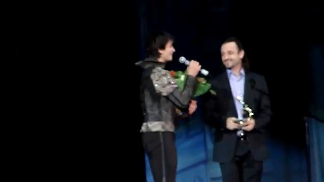 Stéphane Lambiel - speech - Хрустальный лед 2010 смотреть онлайн